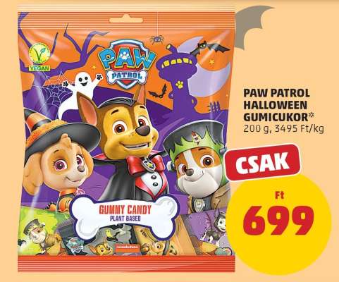 PAW PATROL HALLOWEEN GUMICUKOR