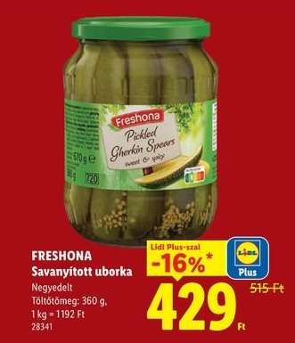 Freshona Savanyított uborka