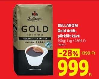 BELLAROM Gold őrölt, pörkölt kávé*
