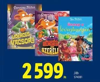 Geronimo Stilton könyvek