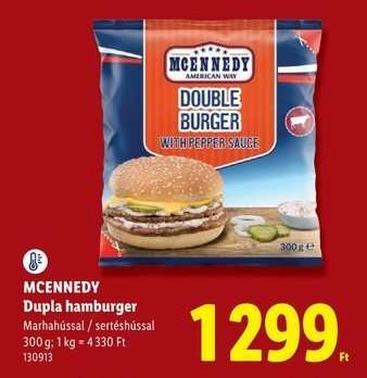 MCENNEDY Dupla hamburger