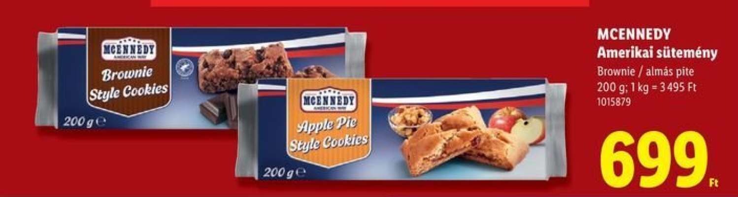 MCENNEDY Amerikai sütemény