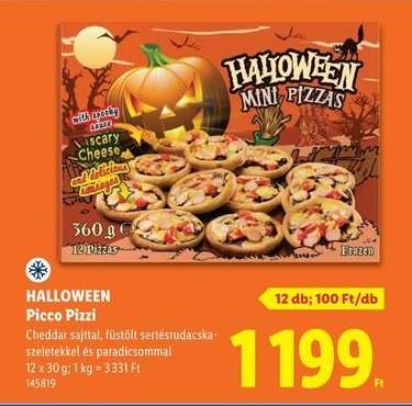 HALLOWEEN Picco Pizzi