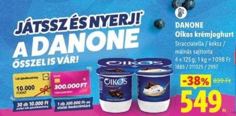 DANONE Oikos krémjoghurt