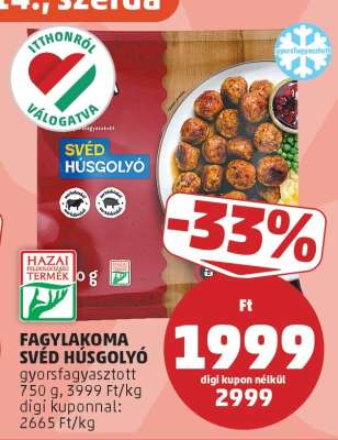 FAGYLAKOMA SVÉD HÚSGOLYÓ