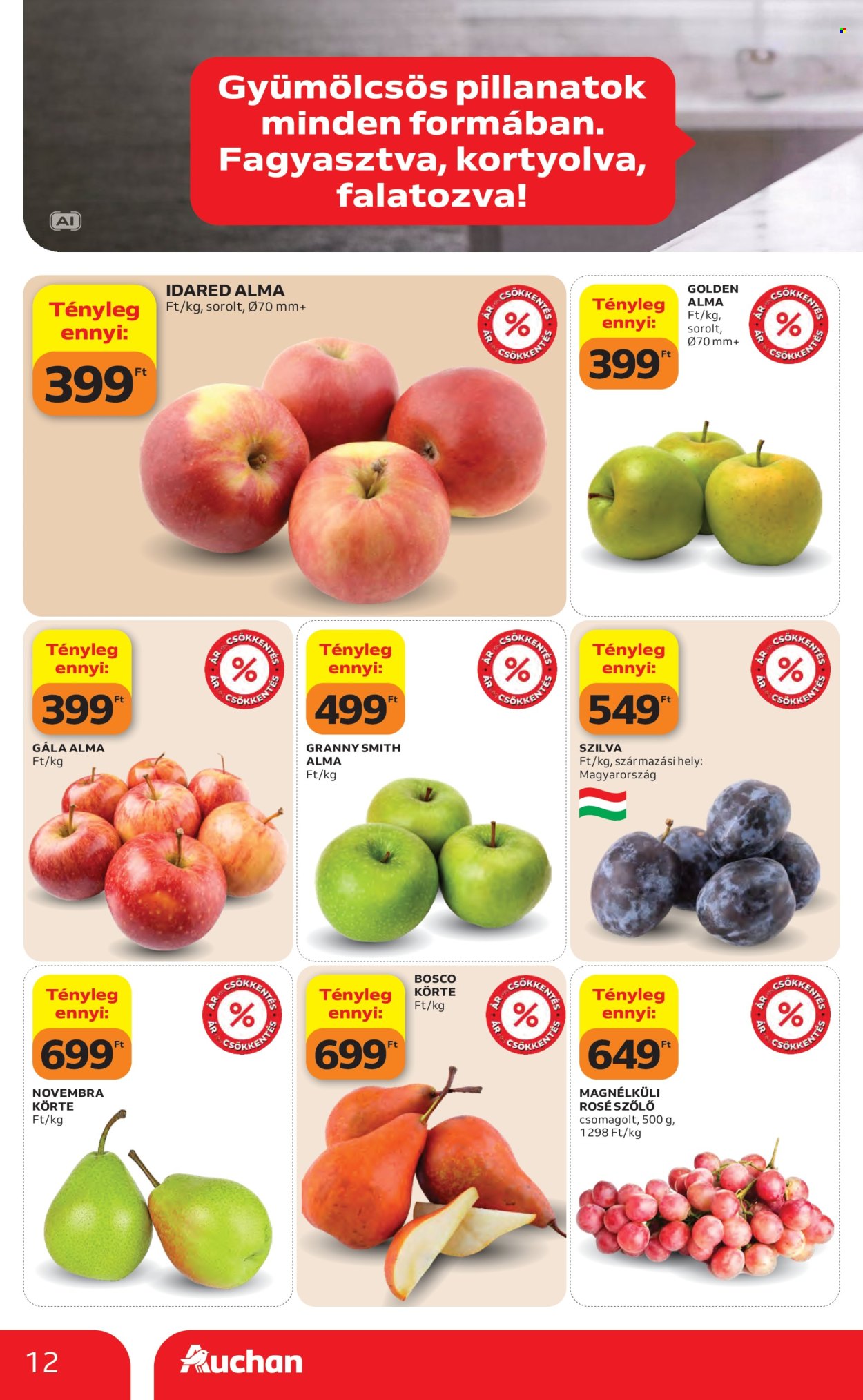 Auchan akciós újság érvényes:  - 2026.10.08 - 2026.10.14. 12. oldal Oldal 12