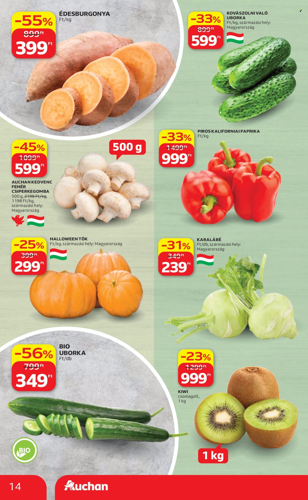 Auchan akciós újság érvényes:  - 2026.10.08 - 2026.10.14. 14. oldal Oldal 14