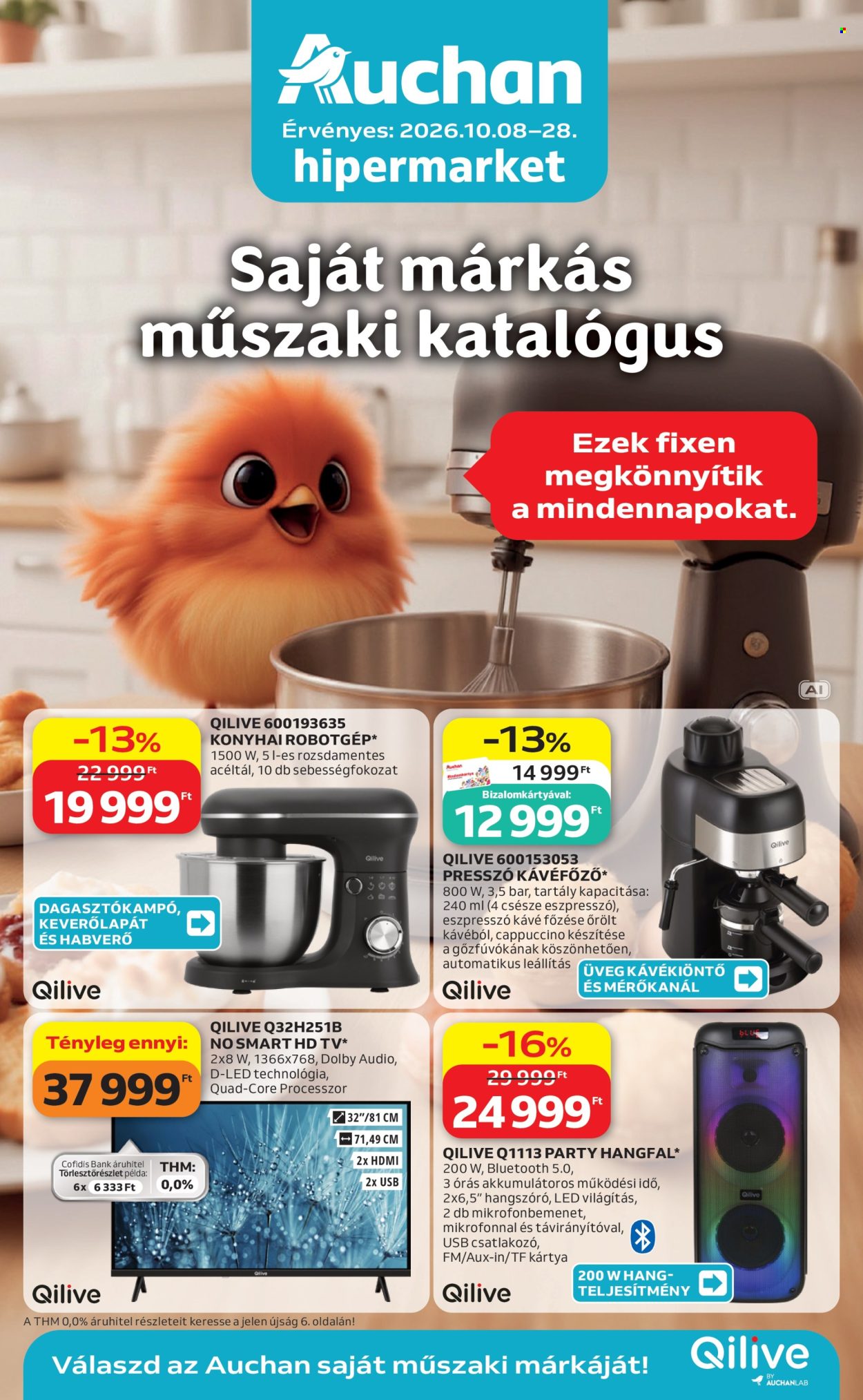Auchan akciós újság érvényes:  - 2026.10.08 - 2026.10.28. 1. oldal Oldal 1