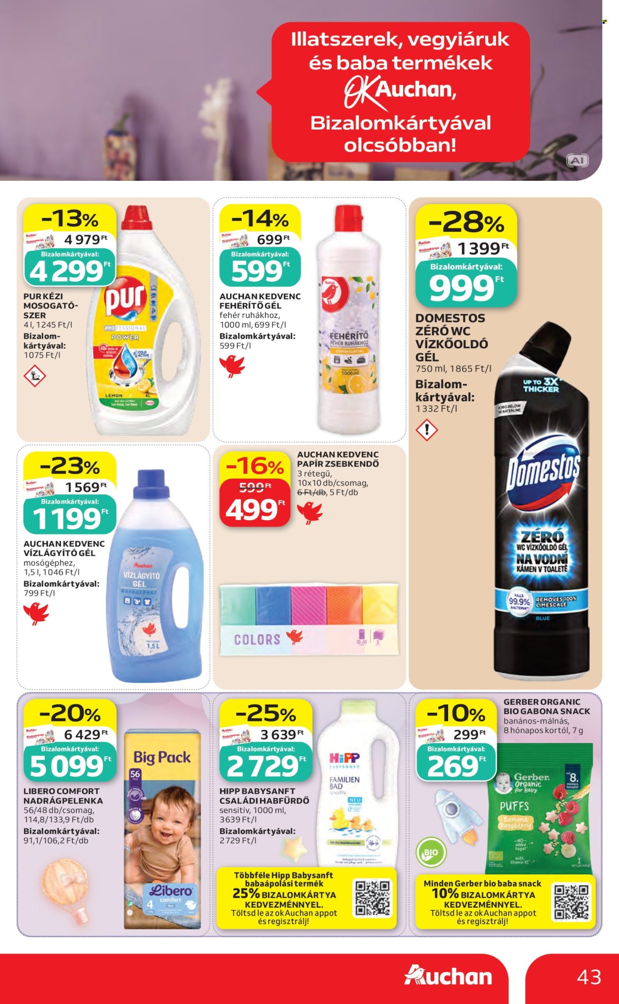 Auchan akciós újság érvényes:  - 2026.10.08 - 2026.10.14. 43. oldal Oldal 43