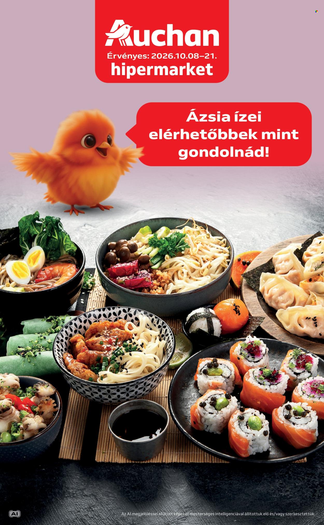 Auchan akciós újság érvényes:  - 2026.10.08 - 2026.10.21. 1. oldal Oldal 1