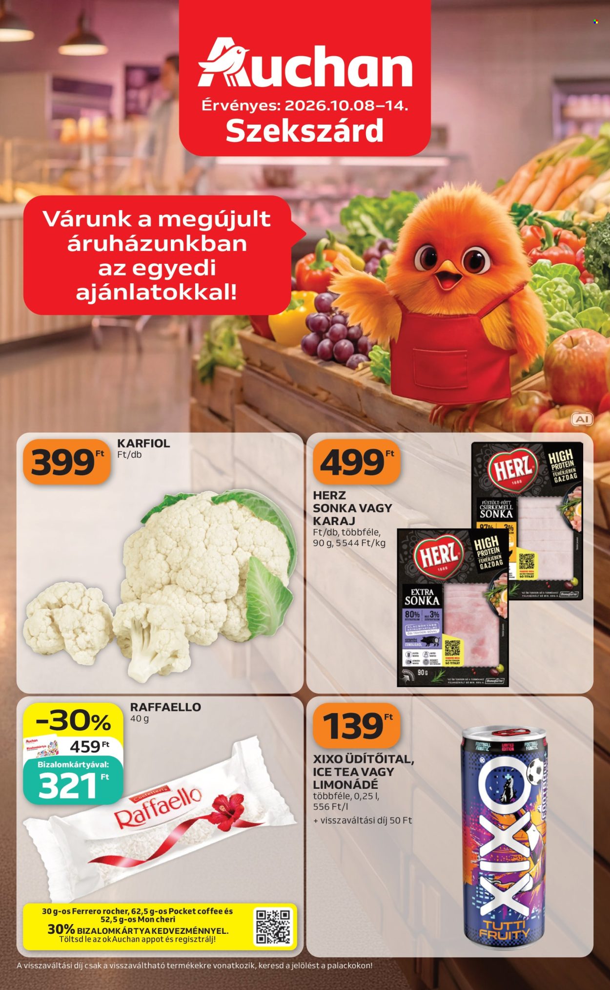 Auchan akciós újság érvényes:  - 2026.10.08 - 2026.10.14. 1. oldal Oldal 1