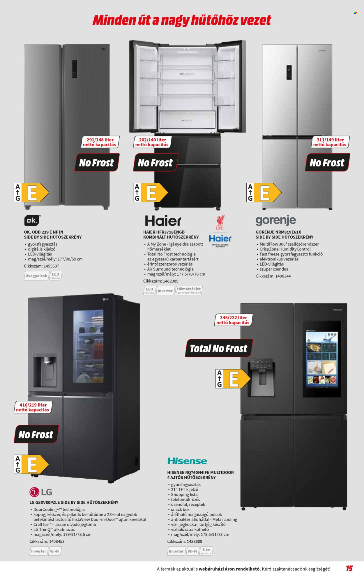 MediaMarkt akciós újság érvényes:  - 2026.10.06 - 2026.10.31. 15. oldal Oldal 15