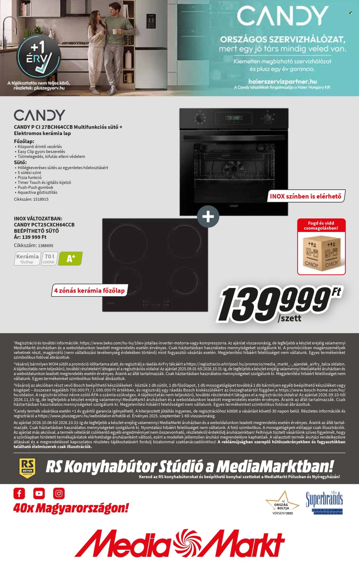 MediaMarkt akciós újság érvényes:  - 2026.10.06 - 2026.10.31. 16. oldal Oldal 16