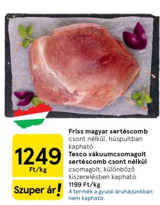 Friss magyar sertéscomb