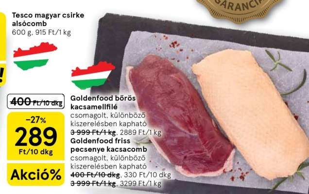 Goldenfood bőrös kacsamellfilé