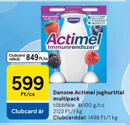 Danone Actimel joghurtital multipack