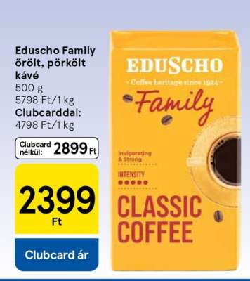 EduScho Family őrölt, pörkölt kávé