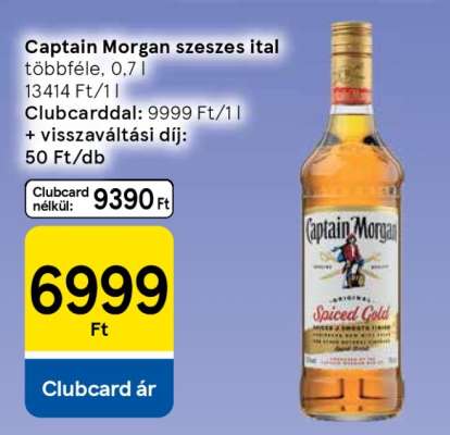 Captain Morgan szeszes ital