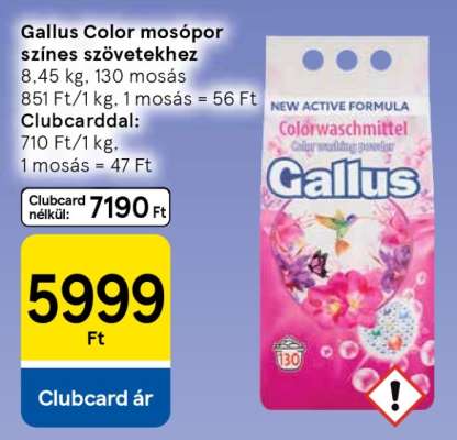Gallus Color mosópor színes szövetekhez