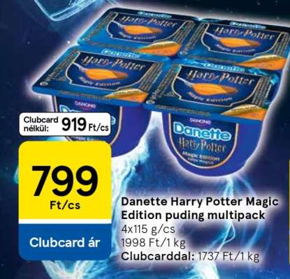 Danette Harry Potter Magic Edition puding multipack