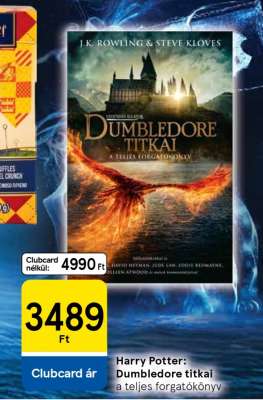 Harry Potter: Dumbledore titkai a teljes forgatókönyv
