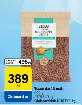 Tesco darált mák