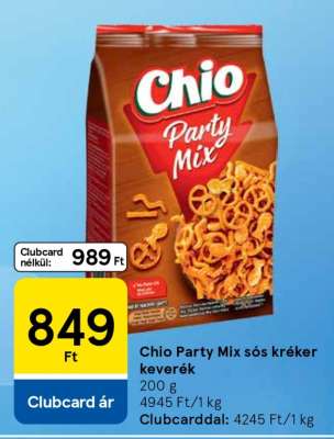 Chio Party Mix sós kréker-keverék