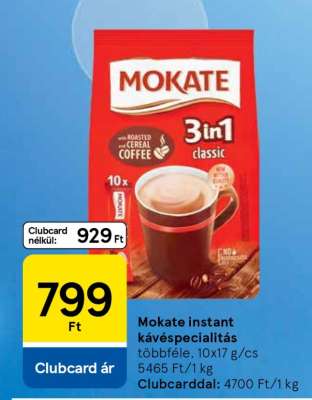 Mokate instant kávéspecialitás