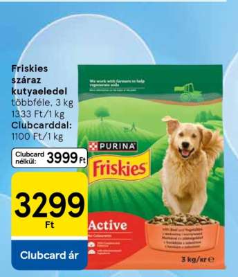 Friskies száraz kutyaeledel