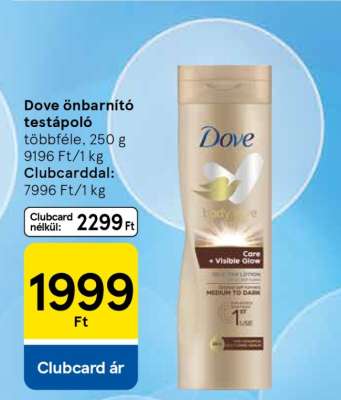 Dove Önbarnító Testápoló