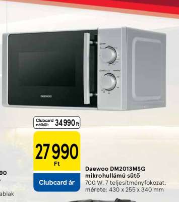 Daewoo DM2013MSG mikrohullámú sütő