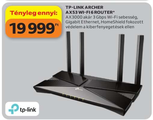 TP-LINK ARCHER AX53 WI-FI 6 ROUTER