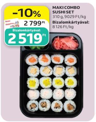 MAKI COMBO SUSHI SET