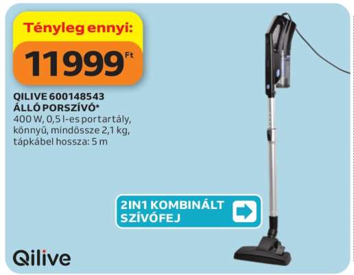 QILIVE 600148543 ÁLLÓ PORSZÍVÓ