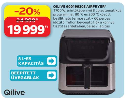 QILIVE 600199303 AIRFRYER