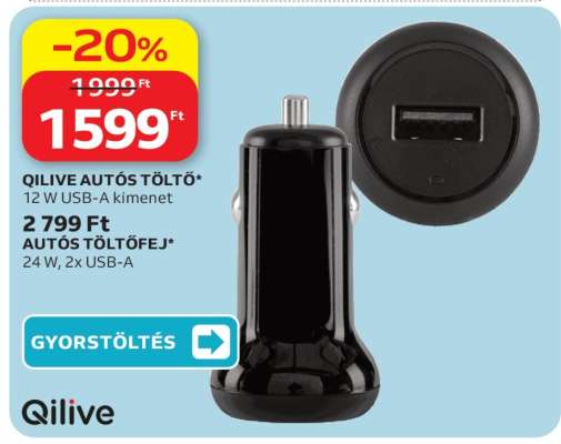 Qilive Autós Töltő