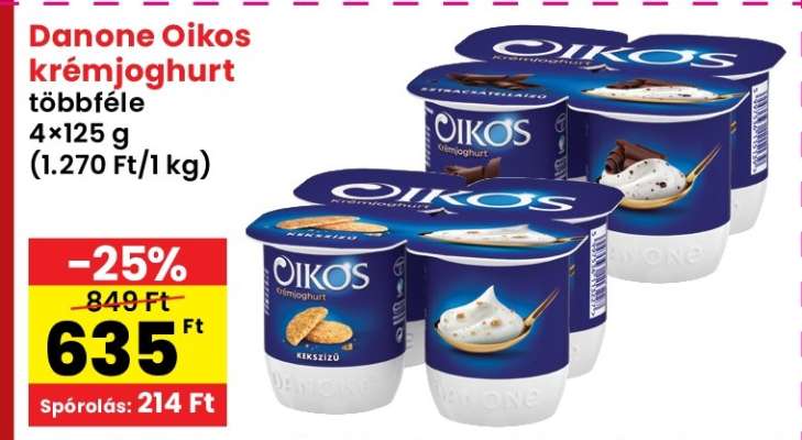 DANONE Oikos krémjoghurt