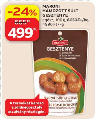 Maroni Hámozott sült gesztenye