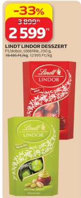 Lindt Lindor desszert