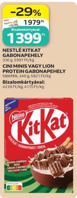 NESTLÉ KitKat Gabonapehely