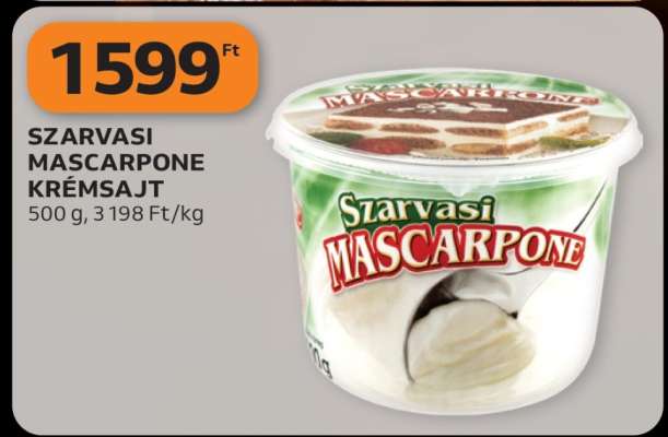 Szarvasi Mascarpone Krémsajt
