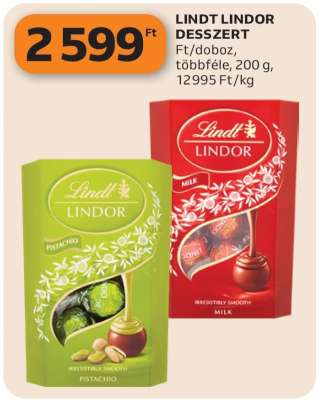 Lindt Lindor desszert