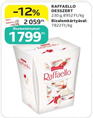 Raffaello desszert