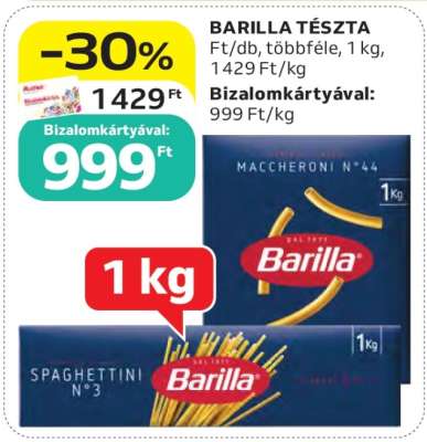 BARILLA TÉSZTA