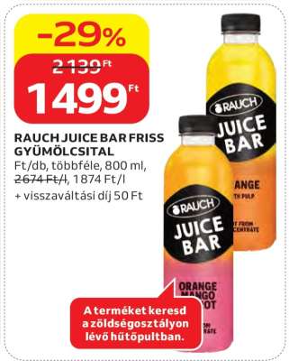 Rauch Juice Bar Friss Gyümölcsital