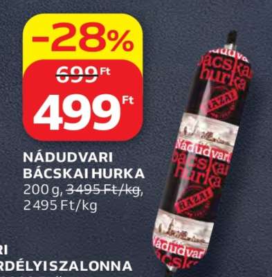 Nádudvari Bácskai Hurka