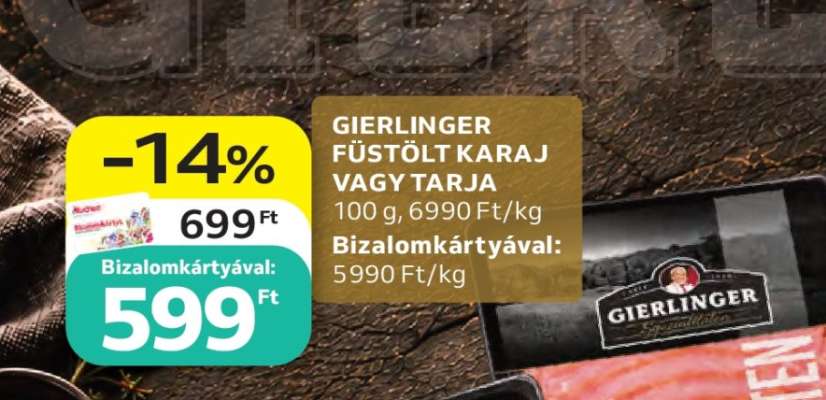 Gierlinger Füstölt Karaj vagy Tarja