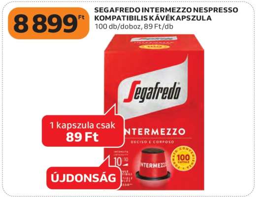 SEGAFREDO INTERMEZZO NESPRESSO KOMPATIBILIS KÁVÉKAPSZULA