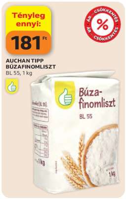 Auchan Tipp Búzafinomliszt