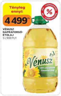 VÉNUSZ Napraforgó-étolaj